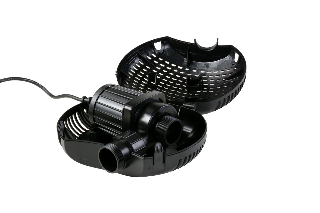 Aquaponik Teichpumpe Aquaforte EC-Series Gehäuse geöffnet