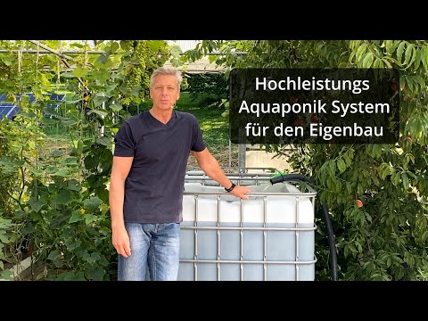 3 IBC Aquaponics System, DIY High-Performance System - Construction Guide & DIY Build Kit with Parts and Components