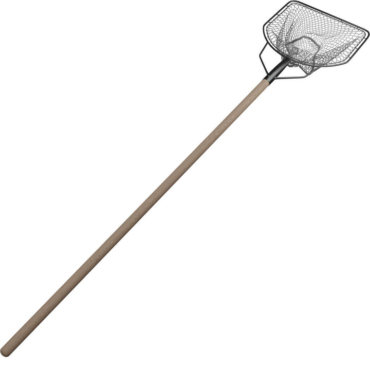 Aquaponics landing net, professional catching net with wooden handle
