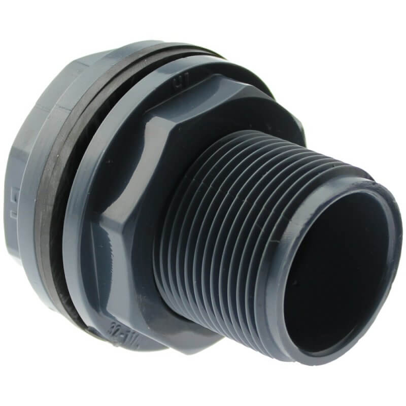PVC-U tank feedthrough