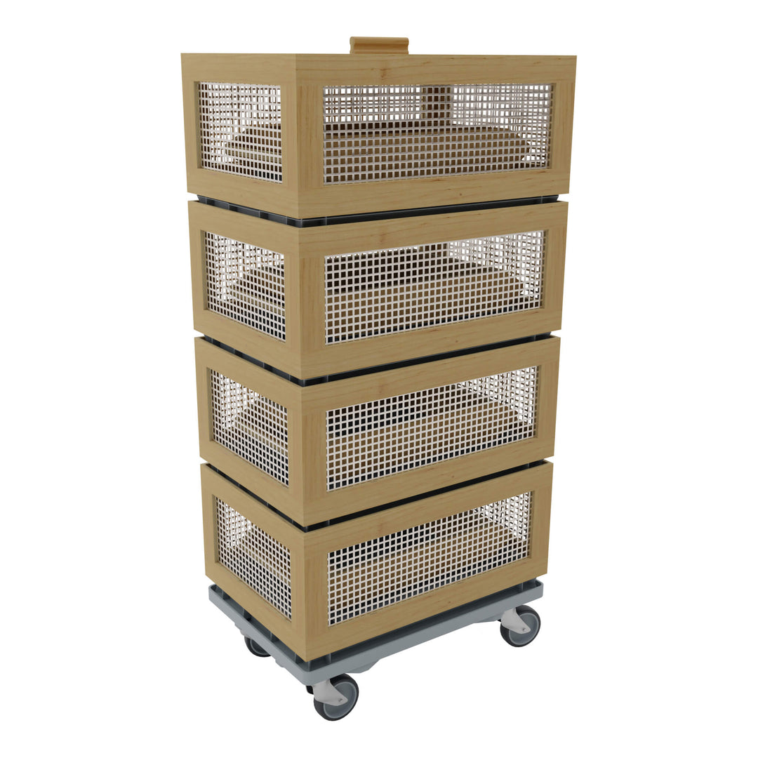 OFERA BSFL Farm auf rollbarem Sockel + 3 Add-On Module
