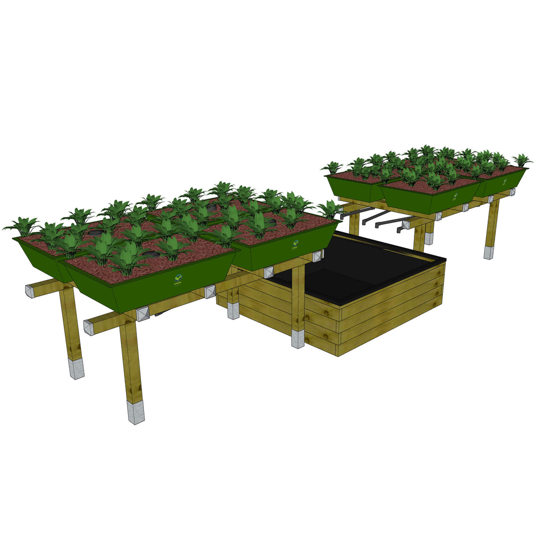 Aquaponics system Cycle-Garden BASIC 8X