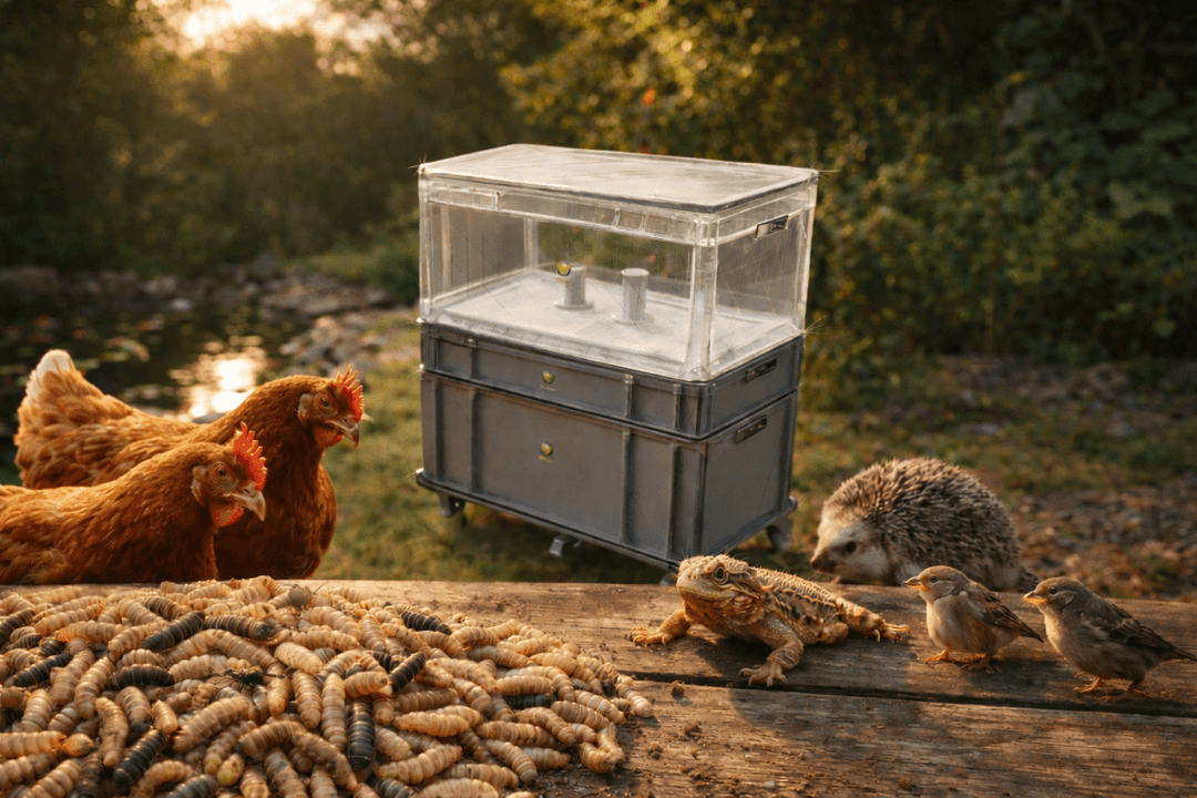 Soldatenfliegen Zuchtbox – Hochwertiges Protein selbst züchten & Futterkosten sparen