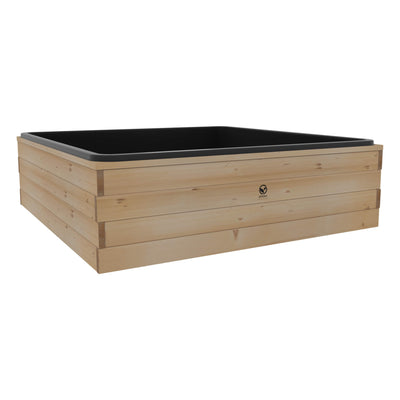 OFERA Aquaponik Fish- Sump Tank, 900l, Lärchenholz Perspektivansicht