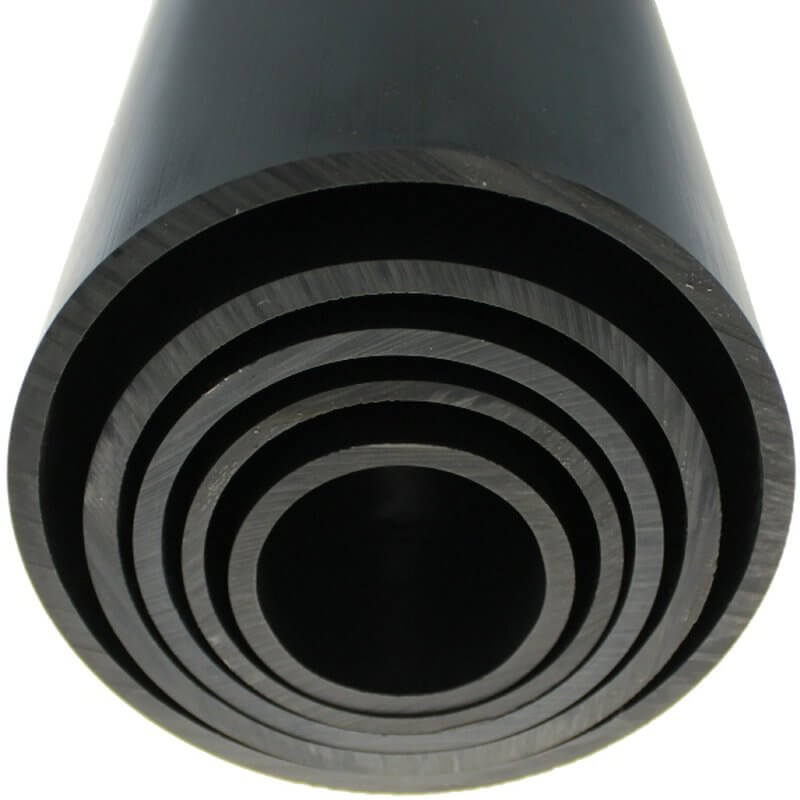 PVC-U Rohre, grau, verschiedene Durchmesser