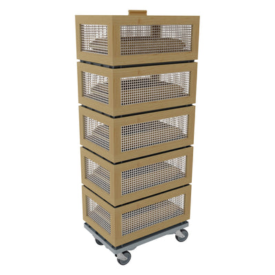 OFERA BSFL Farm auf rollbarem Sockel + 4 Add-On Module