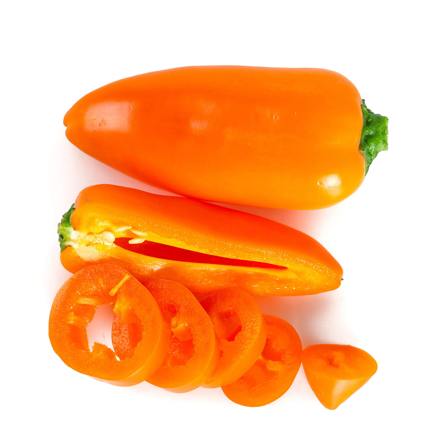 Snackpaprika orange, Gemüse, Aquaponik, Hochbeet oder Garten